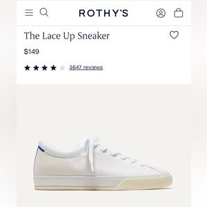 Rothy’s Lace Up Sneaker